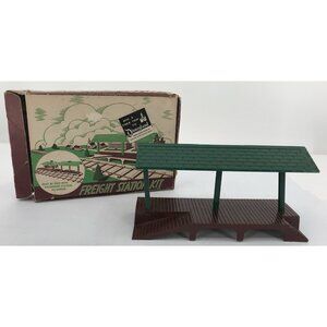 Vintage Plasticville Freight Station Kit Bachman Model Railroad Train Set